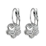 color: Five-pointed Star French Clasp Earrings 12 Steel Color