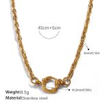 color: XL746G Gold Necklace