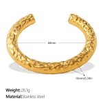 color: SZ302G10MM Gold Bangle