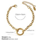 color: SL261G Gold Bracelet