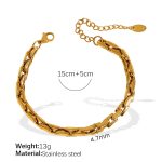 color: SL107 Gold Bracelet