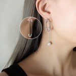 color: F153-Steel Color Earrings