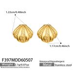 color: F397-Gold Earrings