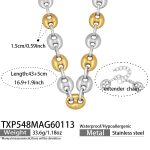 color: TXP548-Mixed Color Necklace 43+5cm