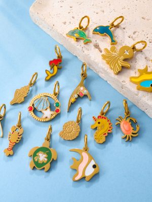 New Fresh Ocean Series Ornament Accessories Personalized Starfish Shell Pendant