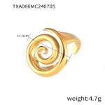 color: TXA066-Gold Ring -Size 7