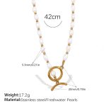 color: XL538WEG Freshwater Pearl Necklace
