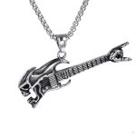 color: Guitar + Stainless Steel Chain