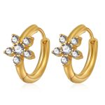color: MS-783 Gold Small White Rhinestone