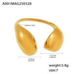 color: A001-Gold Ring / size: US 7
