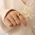 color: A323-Gold Ring / size: US 6