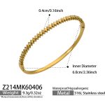 color: Z214-Gold Bangle