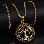 color: Leaf Gold + Pearl Chain