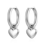 color: MS-657 Steel Color Small Heart Ear Cuff