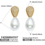 color: F409-Gold Earrings