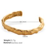 color: SZ222G Gold Bangle