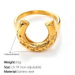 color: JZ1215G7 Gold Ring