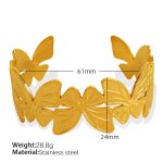 color: SZ154 Adjustable Gold Bangle