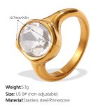 color: JZ153G8 Gold Ring