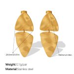 color: EH1305G Gold Earrings