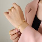 color: E365-Gold Bracelet -15+5cm