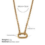 color: XL704G Gold Necklace