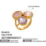 color: A073-A Gold Ring / size: US 7