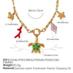 color: XL728G1 Gold Necklace