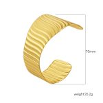color: Size 50 Gold Bangle
