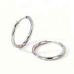 color: 25mm Steel Color Earrings