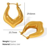 color: EH810 Gold Earrings
