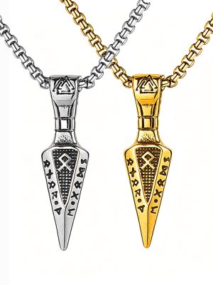 Men and Women Simple Steel Arrow Small Pendant Pendant Vintage Stainless Steel Darts Necklace Ornament