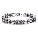 color: 5mm Steel Color / size: 17cm Bracelet