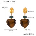 color: TXF028-Gold Earrings