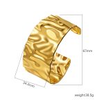 color: Size 36 Gold Bangle