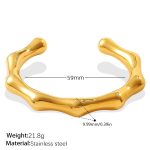 color: SZ296G Gold Bangle