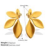 color: EH1291G Gold Earrings