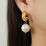 color: F1258-Gold Earrings