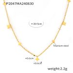 color: P2047-Gold Necklace