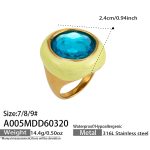 color: A005-Gold Ring / size: US 7