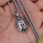 color: Buddha + Steel Chain
