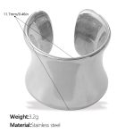 color: EH1287S Silver Ear Clip (Single)