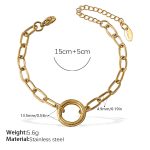 color: SL242G Gold Bracelet