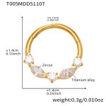 color: T005-Gold Nose Ring