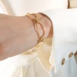 color: E202-Gold Bracelet -15+5cm