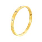color: Size 43 Gold Bangle (6mm)