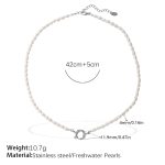 color: XL892WES Freshwater Pearl Necklace