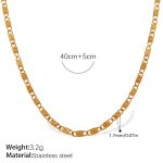 color: XL790G Gold Necklace