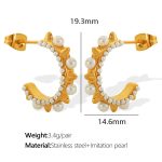 color: EH468 Gold Earrings