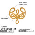 color: Y140-Gold Ring / size: US 7